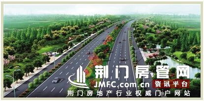 荆门漳河大道效果图