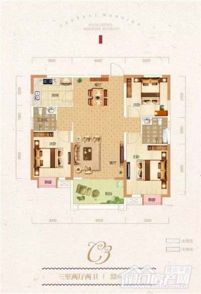 荆门中央华府户型图