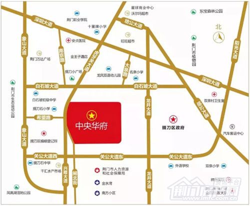 荆门中央华府地址