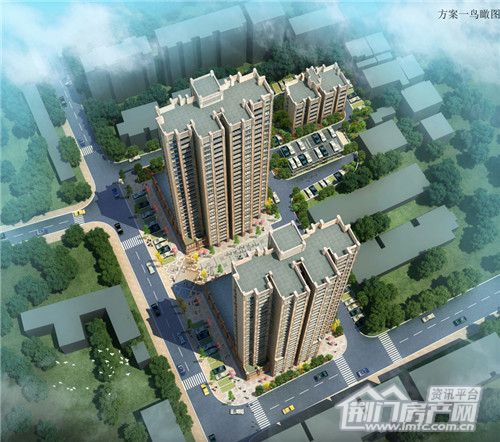 大桥名居鸟瞰图
