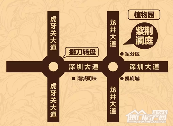 荆门紫荆澜庭区位图