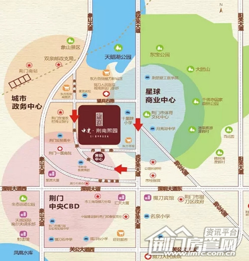 中建·荆南熙园区位图