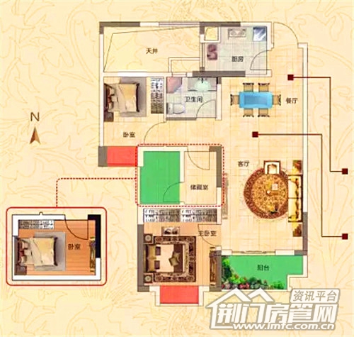 荆南熙园户型图
