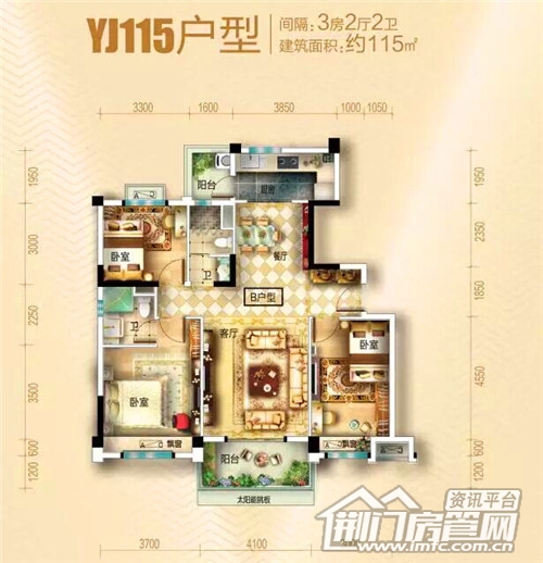 荆门碧桂园四期凤林苑户型图