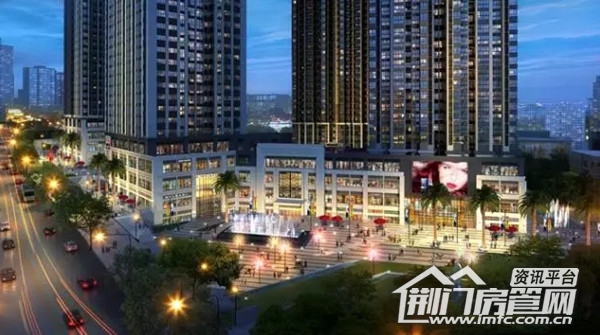 荆门迦南美地夜景效果图