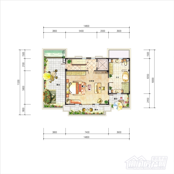 别墅A户型-3楼
