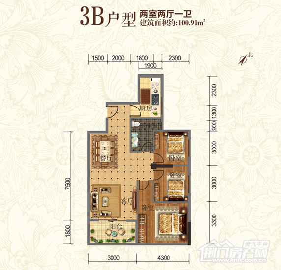 3B户型