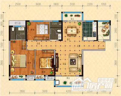 洋丰嘉园户型图