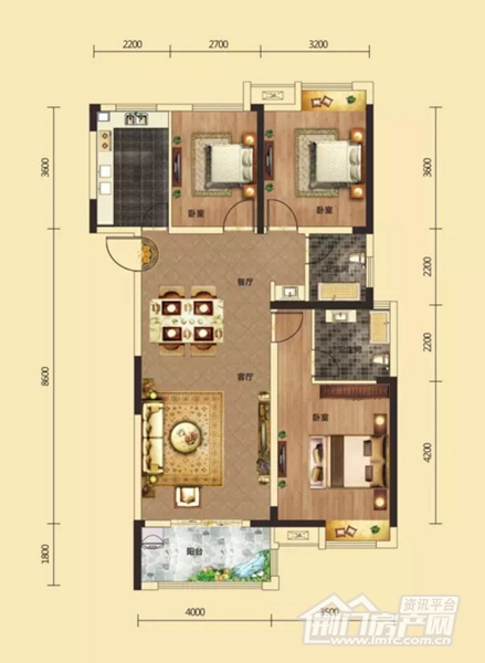 中国铁建·公园3326户型图.jpg