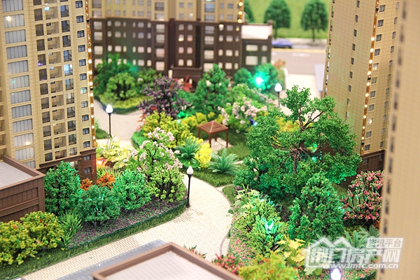 小区园林景观规划（沙盘图）